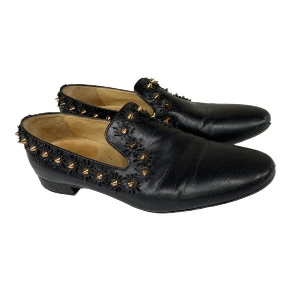 Melvin & Hamilton Claire 1 Black Studded Loafers size 37 - Picture 13 of 13